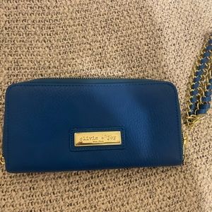 Olivia & Joy royal Blue wristlet wallet